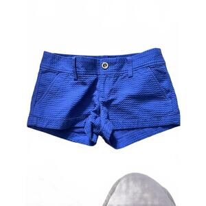 Lilly Pulitzer Textured Blue Shorts - Women's Size 0